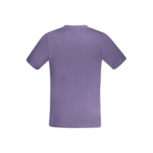 Blue Cotton Men's T-Shirt