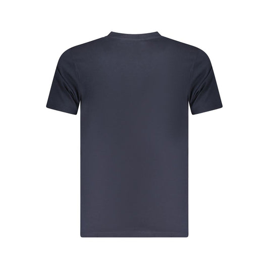 Blu Cotton Men T-Shirt