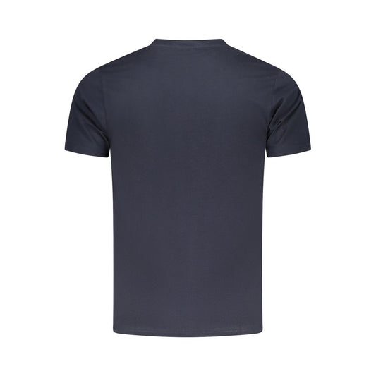 Blu Cotton Men T-Shirt