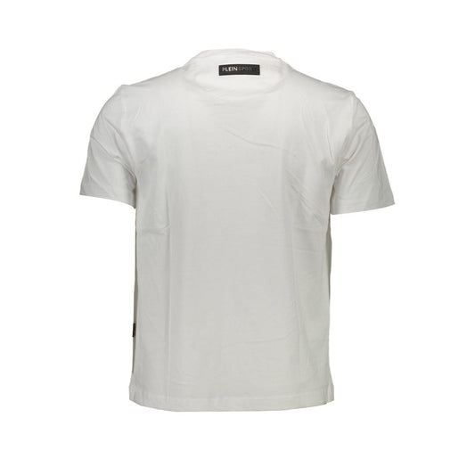 White Cotton Men's T-Shirt