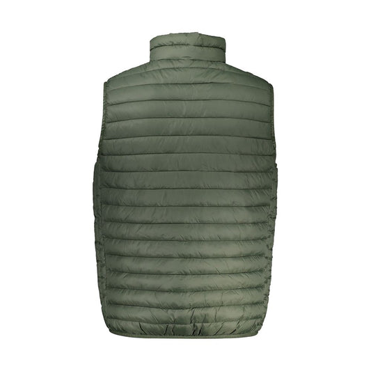 Verde Poliammide Mens Vest