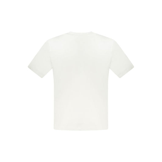 White Cotton Men's T-Shirt