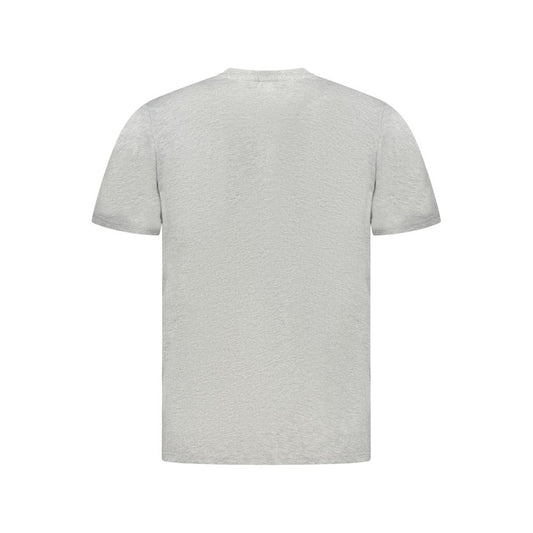 Brown Cotton Men T-Shirt