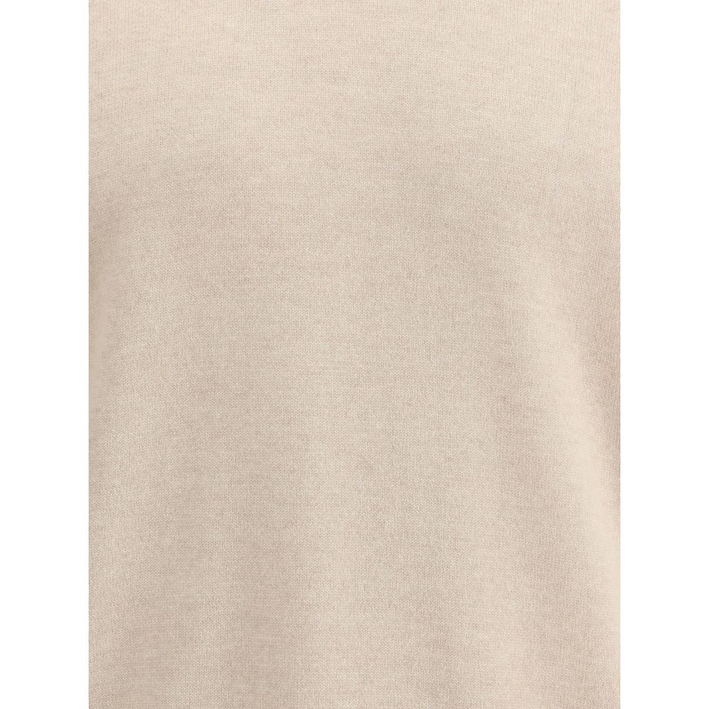 Beige Cashmere Sweater