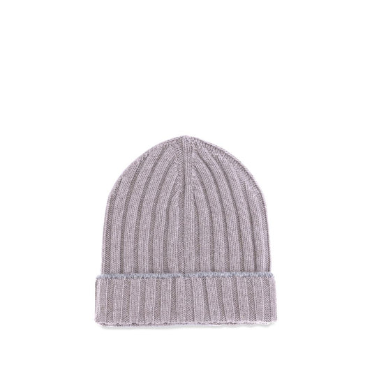 Beige Cashmere Beanie
