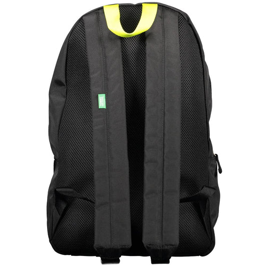 Black Polyester Backpack