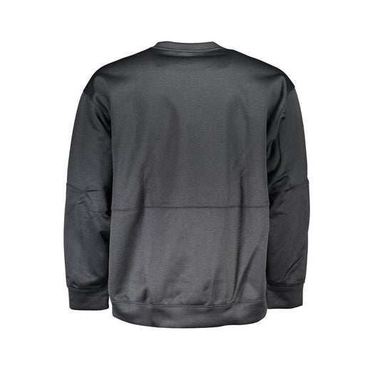 Black Polyester Men Sweater