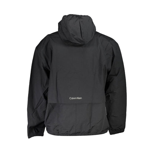 Black Cotton Men's Jacket