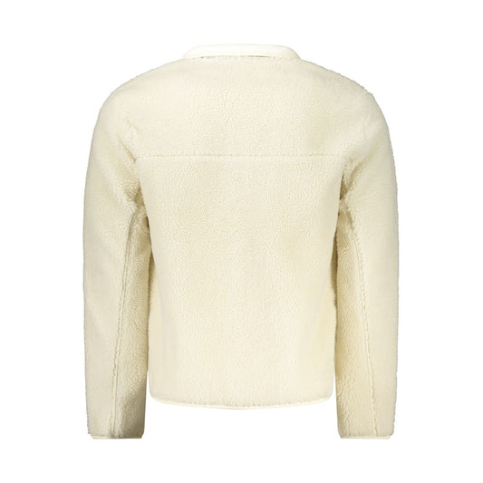 Bianco Polyester Men Jacket