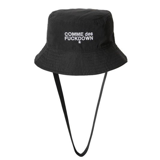 Black Polyester Men Fisherman Hat