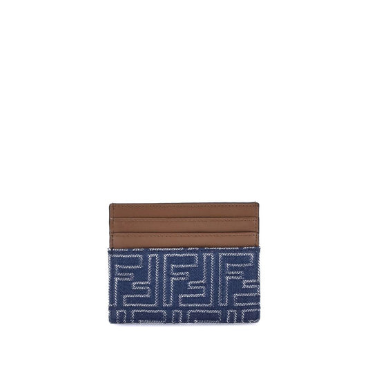 Blue Fabric Wallet