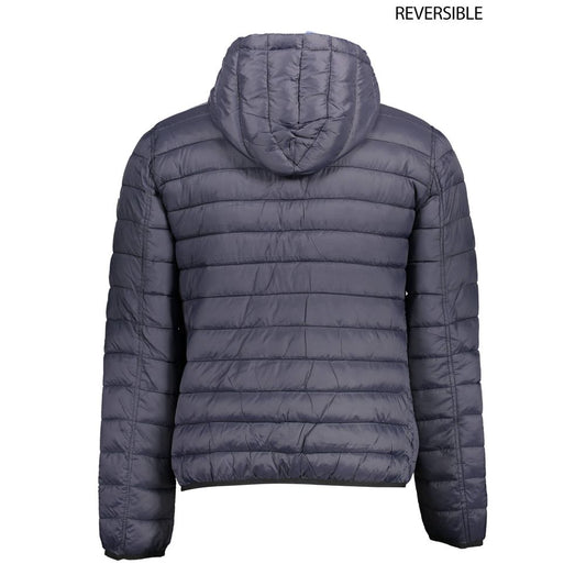 Blue Nylon Men's Jacket