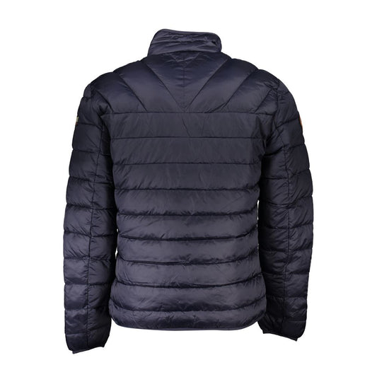 Blue Polyamide Men's Jacket