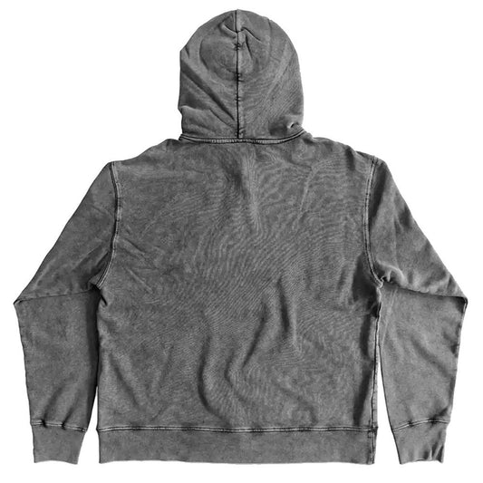 Gray Cotton Men Hoodie