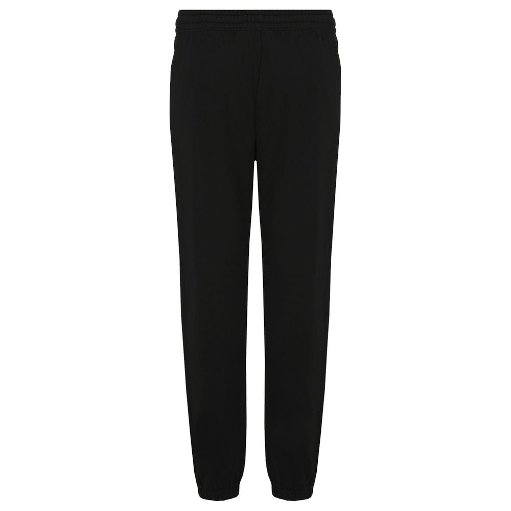 Black Cotton Jeans & Pant