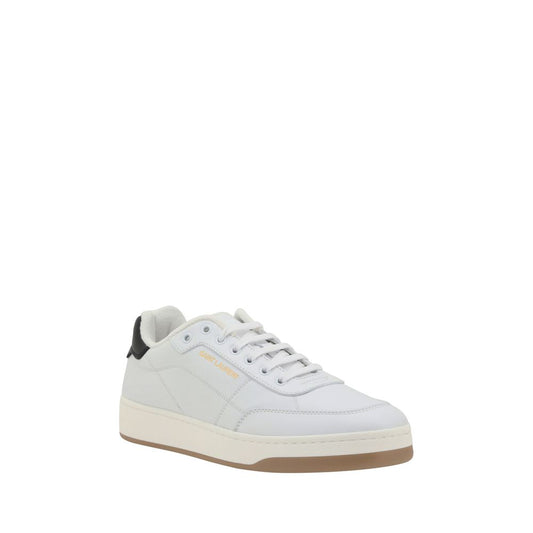 White Calf Leather Bos Taurus Low Top Sneakers