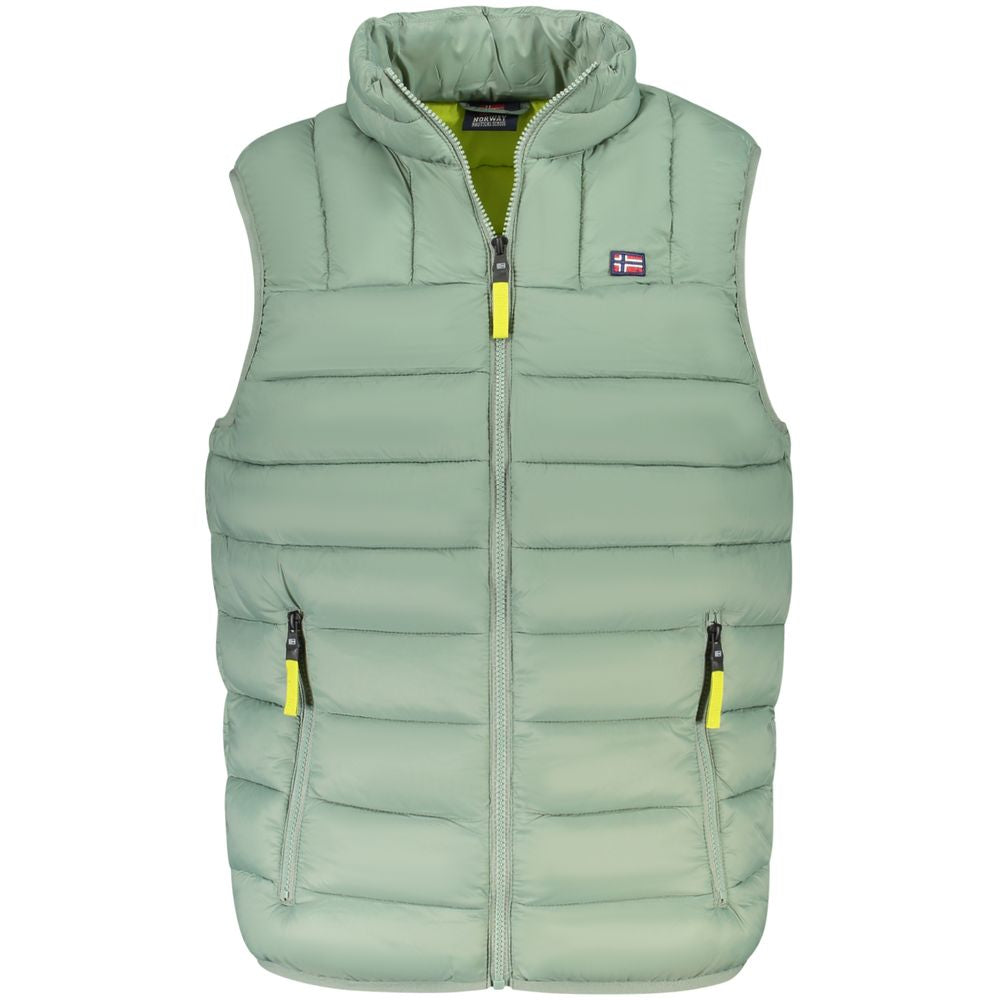 Green Polyamide Men Jacket