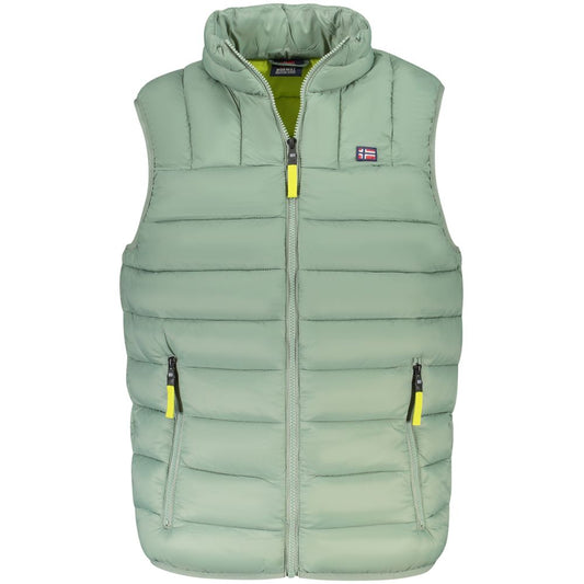 Green Polyamide Men Jacket