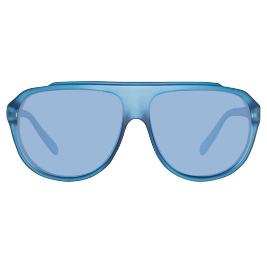 Blue Injected Sunglasses
