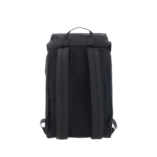 Black Nylon Backpack