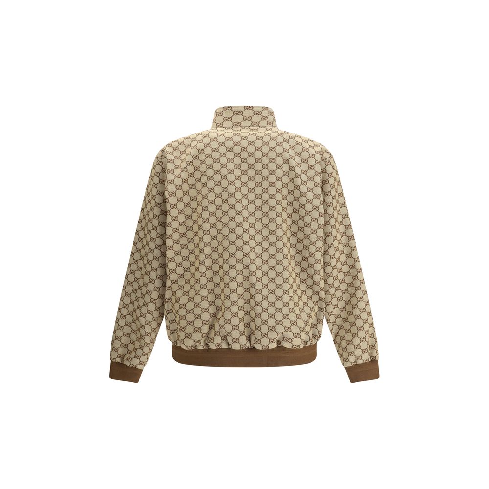 Beige Cotton Shell Jacket