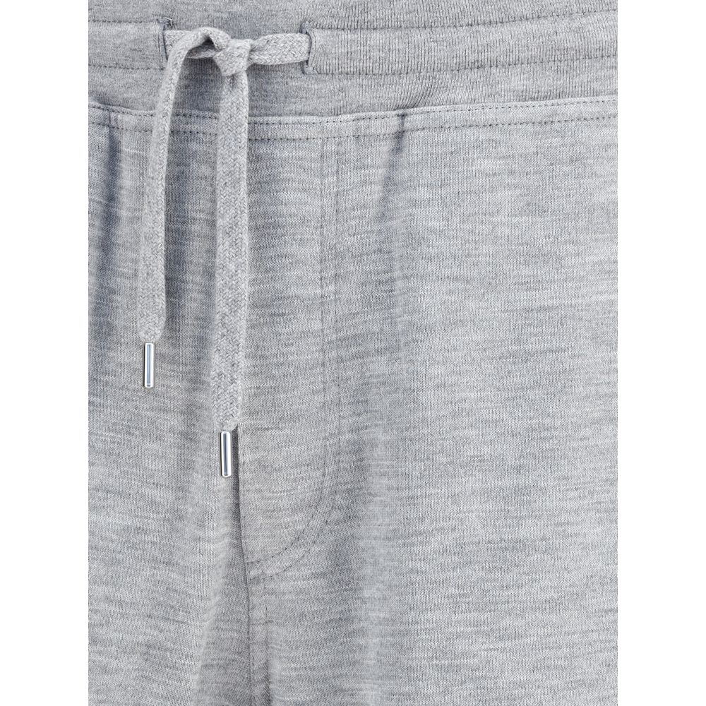 Gray Cashmere Athletic Pants