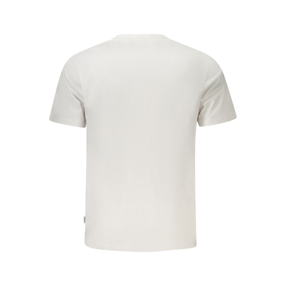 White Cotton Men T-Shirt