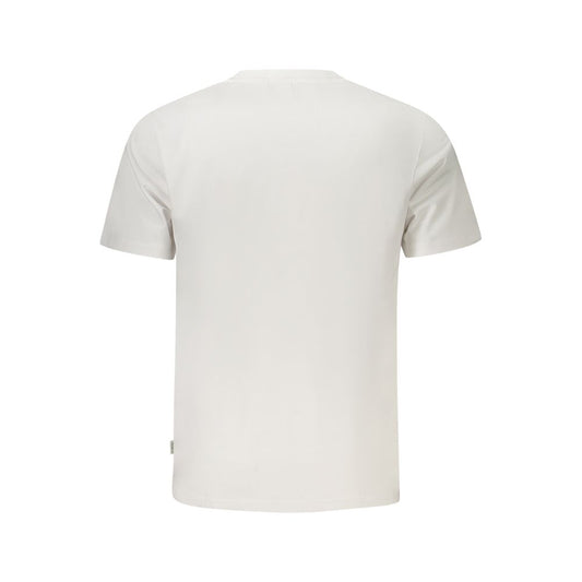 White Cotton Men T-Shirt
