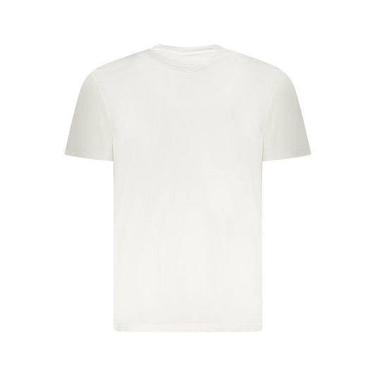 White Cotton Men T-Shirt