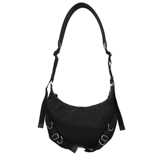 Black Nylon Crossbody Bag