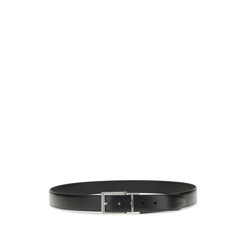 Black Calf Leather Bos Taurus Regular Belt