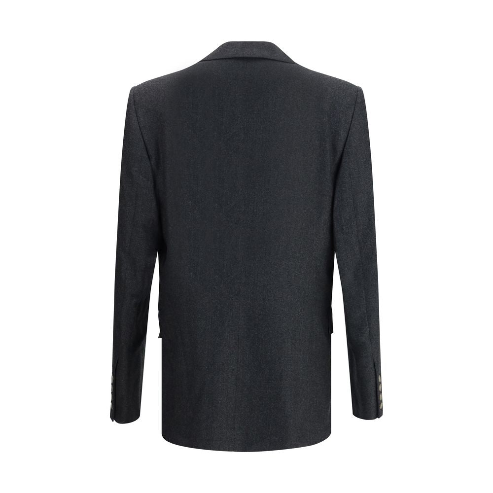 Bicolor Fleece Wool Suits And Blazer