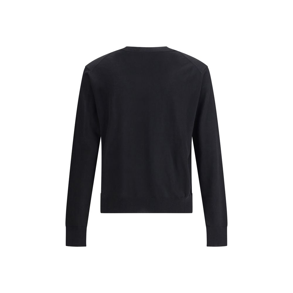 Black Wool Sweatshirt