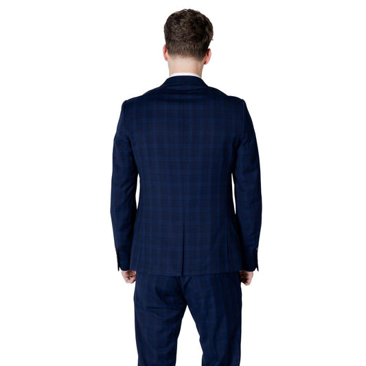 Blue Polyester Blazer