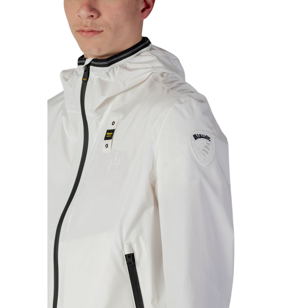 White Polyamide Jackets & Coat