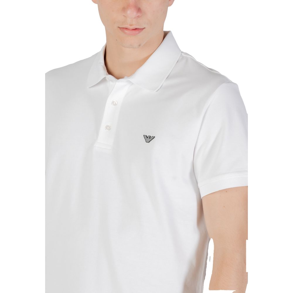 White Cotton Polo Shirt