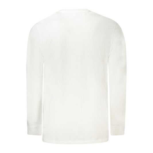 White Cotton Men T-Shirt