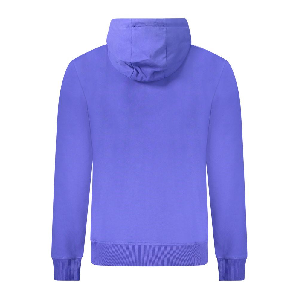 Blue Cotton Men Sweater