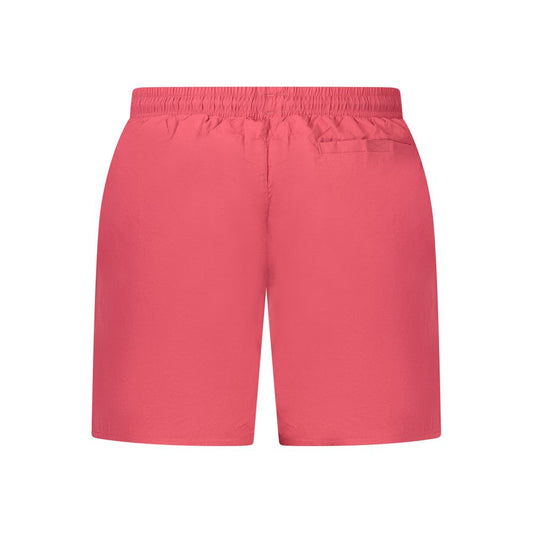 Rosso Poliammide Men's Swim Boxer