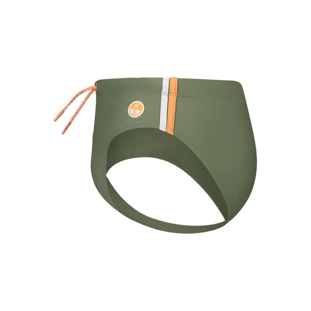 Green Elastane Swimwear