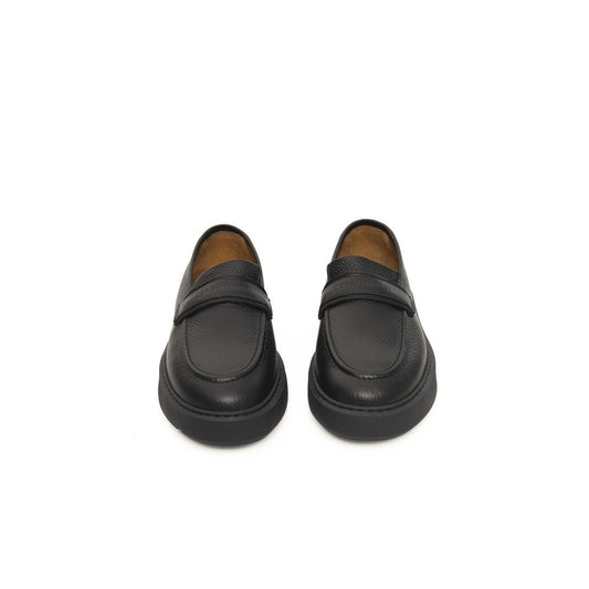 Black Cowhide Men's Loafer
