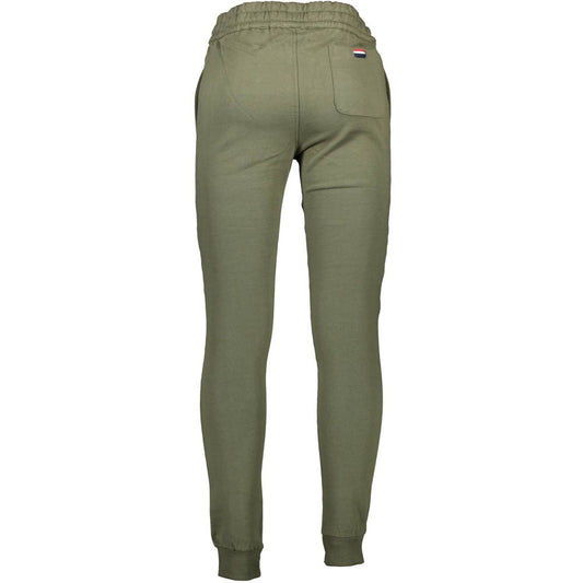 Green Cotton Men's Trouser
