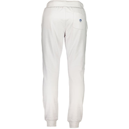 White Cotton Men's Sport Trouser