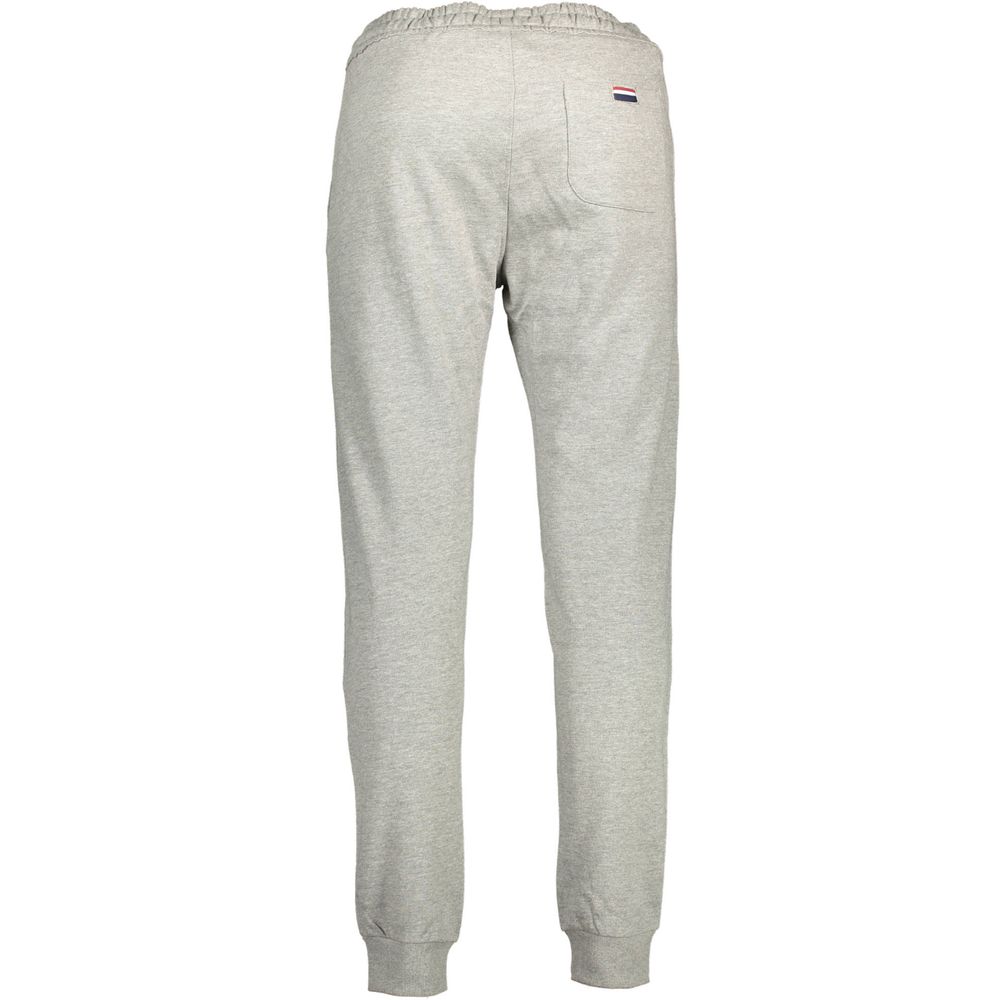 Gray Cotton Men's Trousers