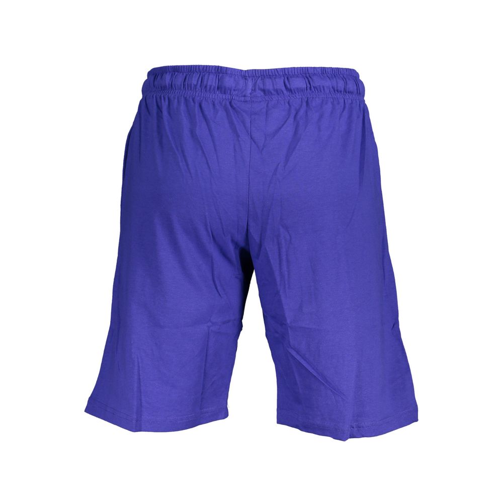 Blue Cotton Men's Bermuda Shorts