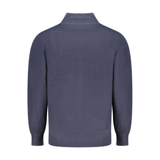 Blue Nylon Sweater