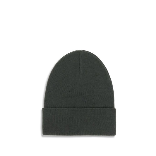 Black Fleece Wool Beanie