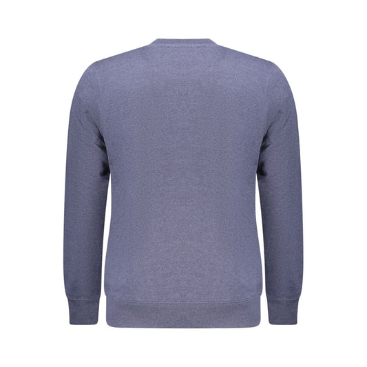 Blue Cotton Men Sweater