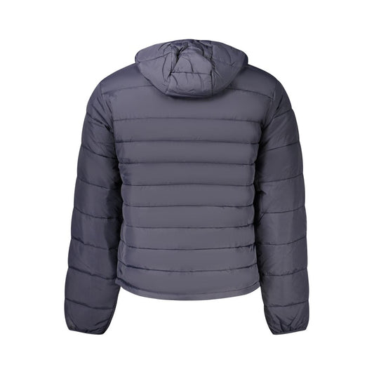 Blue Polyamide Men's Jacket