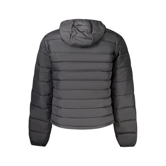 Black Polyamide Men Jacket